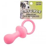 Coastal Pet - Rascals Latex Pacifier Dog Toy Pink: 4 5 Long
