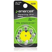 Enercell Size-10/230 Zinc-Air Hearing Aid Batteries (8-Pk)