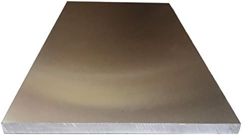 AbbottoKay 0.315"Thickness 6"Width x12"Length Aluminum Sheet 6061-T6 Aluminum Tooling Flat Sheet Plate Bar Mill Stock