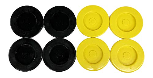 Allen R. Shuffleboard Recreation Discs (Yellow & Black)