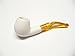 Miniature Meerschaum Pipe - SMOOTH BOWL with Zippered Case