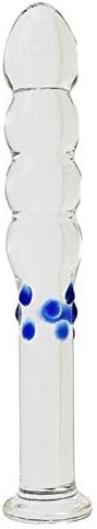 DODO AiAi Luxury Classic Spiral Blue Crystal Glass Socket - Length: 7.3 inches, Diameter: 3.3 cm DODO AiAi