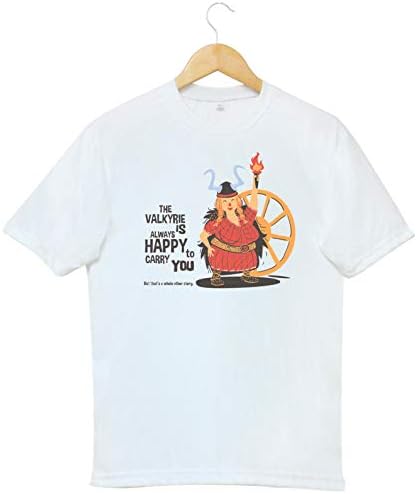 UDNAG Unisex Round Neck Graphic 'The Valkyrie' Polyester T-Shirt