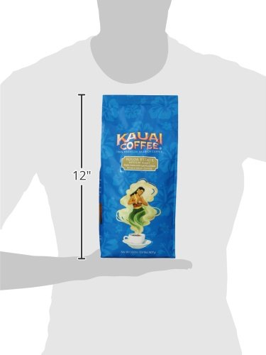 KAUAI COFFEE WHOLE BEAN COFFEE – SMOOTH, NON-BITTER PURE ARABICA – LIGHT FLORAL NOTES & BRIGHT AROMA – GROWN ON HAWAII’S LARGEST COFFEE FARM – KOLOA ESTATE MEDIUM ROAST, 1 PACK OF 32OZ