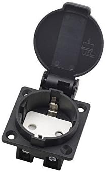 German Industrial Power &Generator SCHUKO socket with protective cover 16A 250V (ETA:7-12 WORK DAYS)