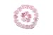 JIC Gem Set Of 20 Natural Rose Quartz Crystal Heart Stones Rose Quartz Heart Sets Pink Healing Crystal Stones Heart For Chakra Reiki Balancing