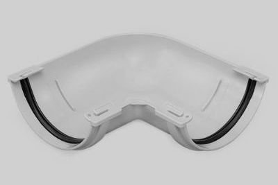 Ali axis (Marley) A-RAC1G Grey Clipmaster Angle 90 Degree for 112mm guttering