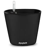 Aquaphoric Self Watering Planter (7”) + Fiber Soil = Foolproof Indoor Home Garden. Modern Decorative Planter Pot for All House Plants, Flowers, Herbs, African Violets, Succulents. Easy / Looks Great.