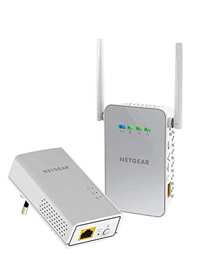 Netgear-PLW1000-100PES-Kit-de-adaptadores-Powerline-Gigabit-1-Puerto-Ethernet-Gigabit-Punto-de-Acceso-WiFi-AC-1000-Mbps-Blanco