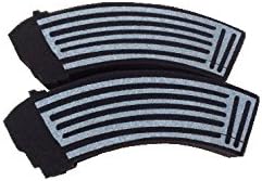 Pair of Two Ak-47 74 Magazine Novelty Sponge Black with White Details