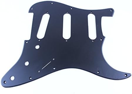 Matte Black Acrylic SSS Pickguard Fits Fender Stratocaster Strat