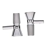 GBlog 5 Pack Clear 14 mm/18 mm Male Joint Glass Bowl (14 mm)