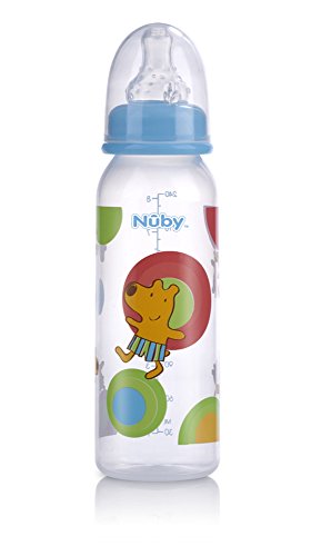 Nuby 2-Pack Printed Non-Drip Standard Drip Bottle