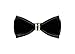 Hello Tie Men's Pre-tied PU Leather Bow Ties With Crystal Decoration -Multicolor