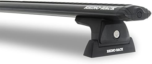 Compatible with: Dodge RAM 2500 4dr Pick Up Mega Cab 2010 to 2018 - Rhino-Rack Vortex RLT600 Ditch Mount Black 2 Bar Roof Rack