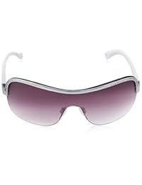 Jessica Simpson de la mujer j5089 slvwh Escudo anteojos de sol