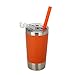 Housavvy Kids Tumbler Double-Walled Stainless Steel 12 oz, Flower