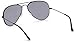 JETPAL Men & Womens Aviator Polarized UV400 Sunglasses - Polarized Grey Lens Black Frame