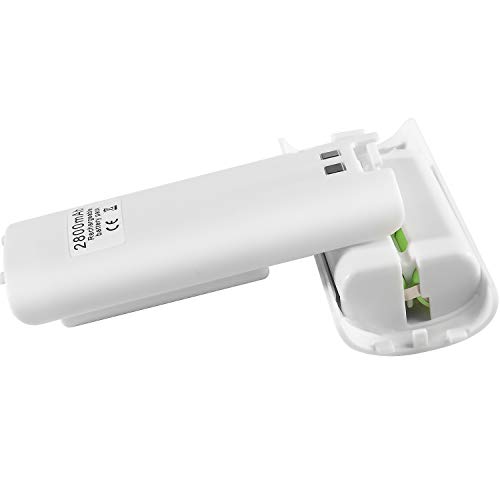 3 Rechargeable+Delymc+Capacity+Batteries+Controller+White