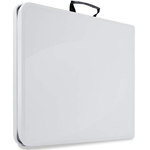 KESSER® Buffettisch Tisch klappbar Kunststoff 183x76 cm Campingtisch Partytisch Klapptisch Gartentisch für Garten, Terrasse und Balkon zusammenklappbar 6 Personen inkl. Tragegriff, Weiß – Bild 6