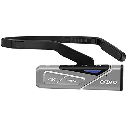 ORDRO EP7 4K Vlog HandsFree Camcorder Head Wearable Video Camera 60fps