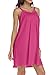 Poulax Womens Summer Causal Solid Color Beach Dress Swimsuit Bikini Cover Ups FBA One Size Pink