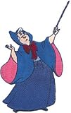 Disney Cinderella Fairy Godmother Embroidered Iron On Movie Patch DS-377