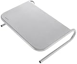 AmazonBasics Metal Laptop Computer Monitor Riser Stand - Silver