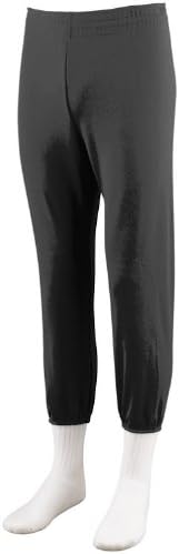 Softball/Baseball Pull-Up Pants Sizes Youth XS T-Ball to Adult XL (Black, Navy, Grey, White)