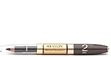 Revlon Brow Fantasy Pencil & Gel, Dark Brown [106], 1 ea