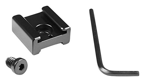 Beastgrip Cold Shoe Mount Adapter Standard Â¼â€-20 Thread for Camera Cage Flash LED Monitor