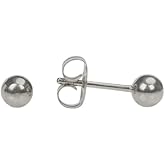 STUDEX Sensitive Ball Stud Earrings | Hypoallergenic and Nickel Safe for Sensitive Ears | High Fashion Earrings for Women and Men