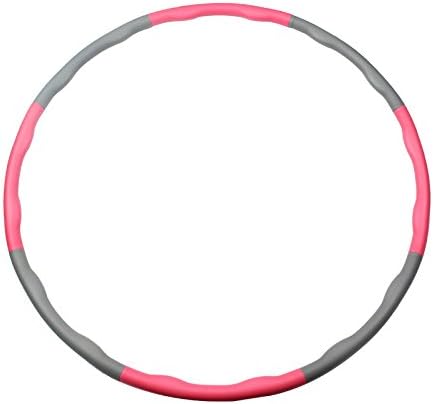 Ibort 8 pipes Women Fitness Heavy Foam Padded Massage Hula Hoop