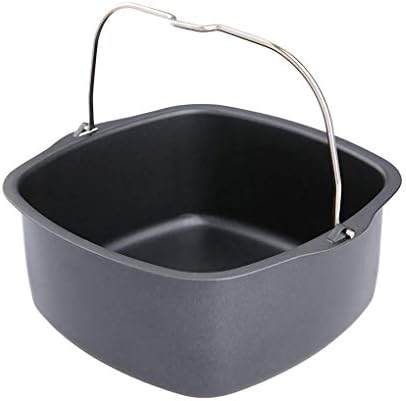 Air Fryer Accessory Non-Stick Baking Basket Replacement for HD9220 HD9225 HD9232 HD9233 HD9641 Tray Cooking Pot xuanL