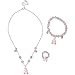 Heirloom Finds Little Girl Pink Ballet Slippers Necklace Bracelet Ring Set