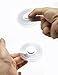 Spintoy Hand Spinner Fidget Toy,Pack of 2 (White,Grey:Glow in the Dark it's Green)