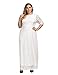 Chicwe Women's Plus Size Stretch Lace Maxi Dress - Evening Wedding Cocktail Party Dress