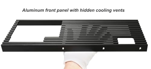 RackChoice 3U Short Depth Rackmount Server Chassis - Micro ATX/Mini-ITX, 2x5.25” + 5x3.5” Bays, ATX PSU Support, Top/Side Cooling, Aluminum Alloy, Black - Perfect for Business, DIY, and IT
