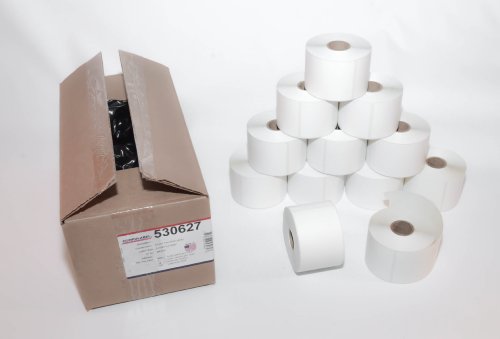 CompuLabel Direct Thermal Labels, 2 1/4-Inch x 4 Inch, White, Roll, Permanent Adhesive, Perforations - //medicalbooks.filipinodoctors.org