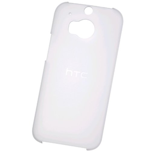 HTC HC C942 Transparent Hard Case Cover One M8 + Screen Protector