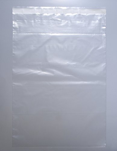 Elkay Plastics TE20F1422D 2 mil Crash Cart/Drug Tray Security Bag, Tamper Evident, 14" x 22", Clear (Case of 500)