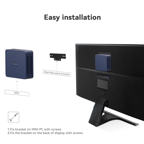 Beelink SER3 Mini PC Windows 11 Pro, AMD Ryzen 3 3200U(2C/4T,up to 3.5GHz), Mini Computer 8GB DDR4 480GB M.2 2280 PCIe3.0 SSD, 4K Triple Display/WiFi 6/BT5.2