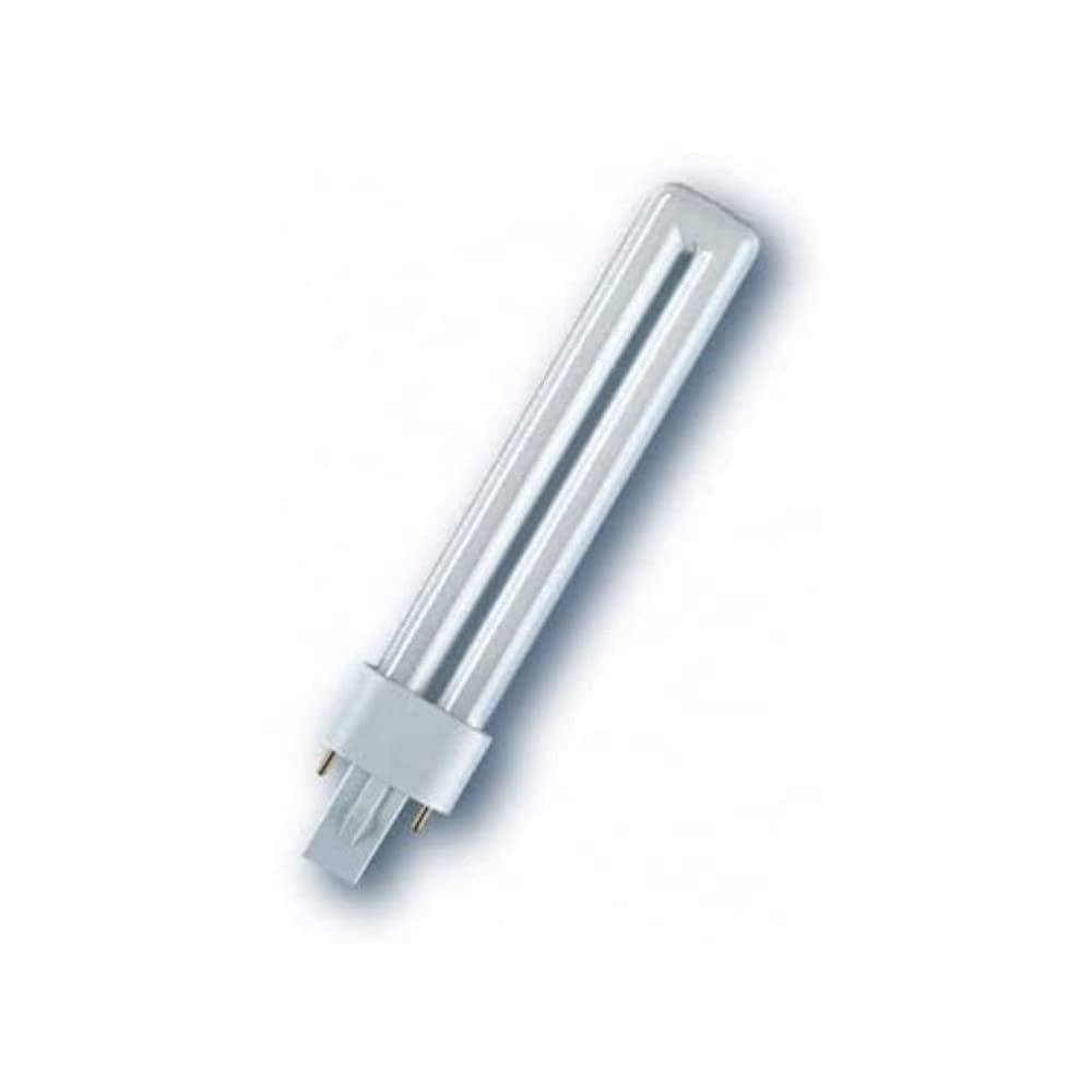 Osram Low Energy Lighting 2 Pin Single Tube CFL 7w G23 Warm White 10000 Hours