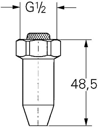 GROHE Drain Down Valve Chrome 28988000, Silver, 93.75 cm³ - Image 3
