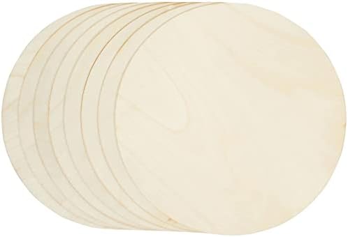 Unfinished Wood Round Circle Cutouts, 12 inch Wooden Discs for Crafts ...