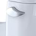 TOTO Carlyle II One-Piece Elongated 1.28 GPF Universal Height Skirted Toilet with CEFIONTECT, Cotton White