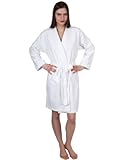 TowelSelections Womens Short Turkish Cotton Robe Terry Bathrobe Made in Turkey