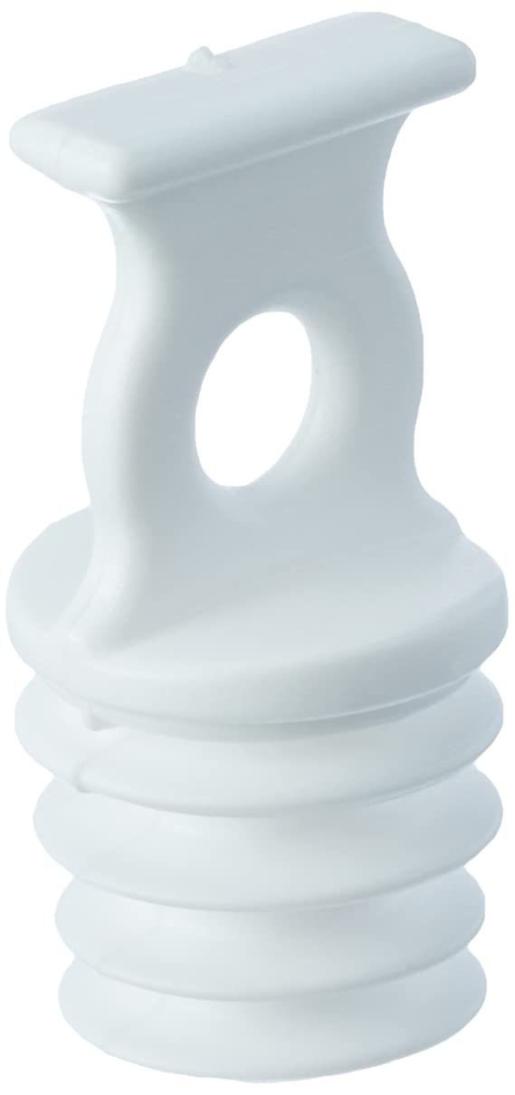 Gardinia End Stop For GE and P2U Model Curtain Rods With Cut-Outs Ø 9-11 mm, 10 Pack, Plastic, White, 133