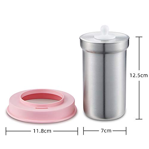 MiGoo Travel Electric Kettle, Small Slow Cooker, Stainless Steel Inner