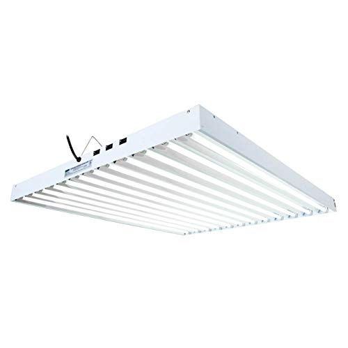 Hydrofarm Agrobrite T5, FLT412, 648W 4 Foot, 12-Tube Fixture with Lamps, 1 Count (Pack of 1)